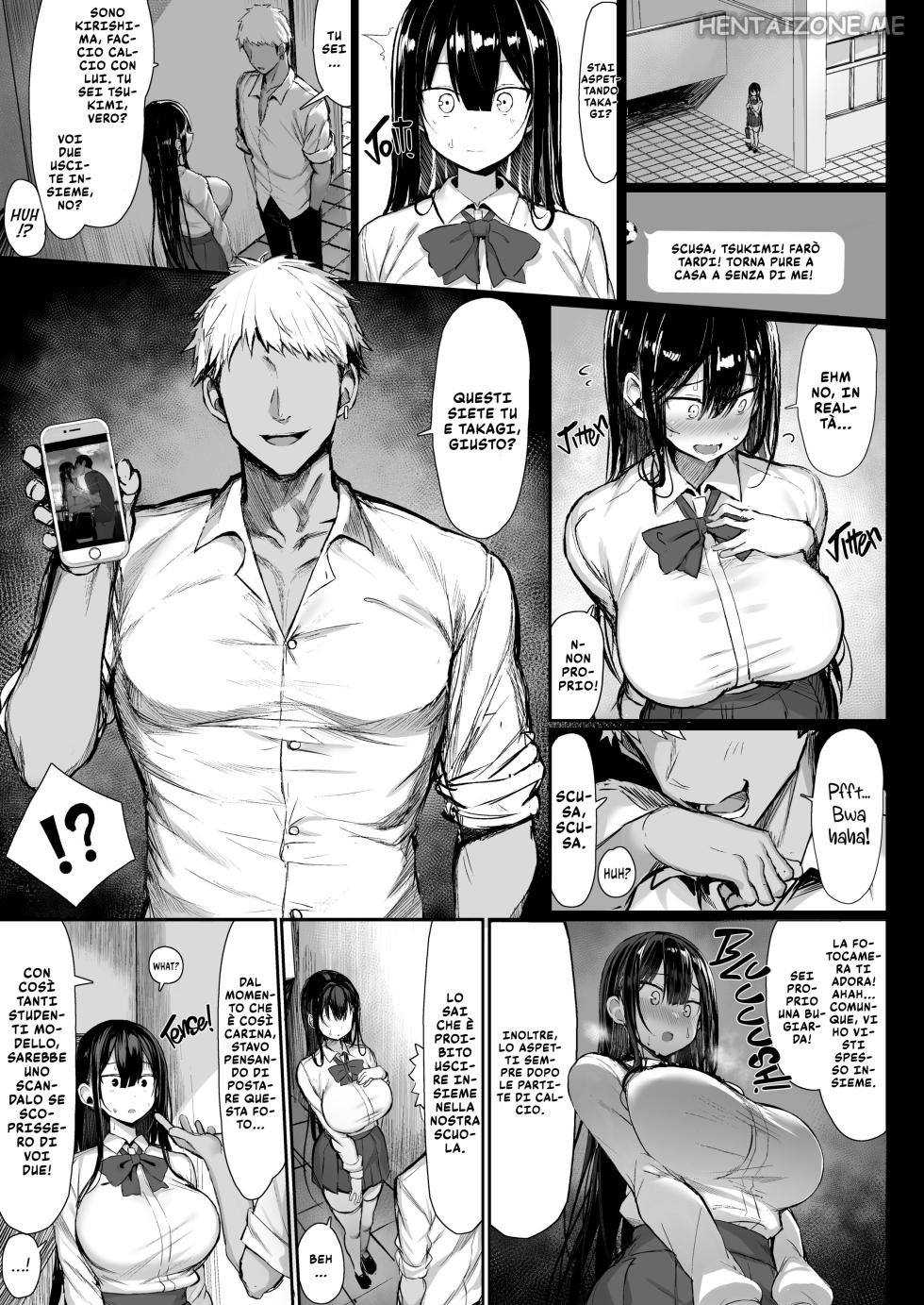 [MOSQUITONE. (Great Mosu)] Seiso Kanojo, Ochiru. | Fidanzata pura finita male Ch. 1-2 [Italian] [Decensored] - Page 6