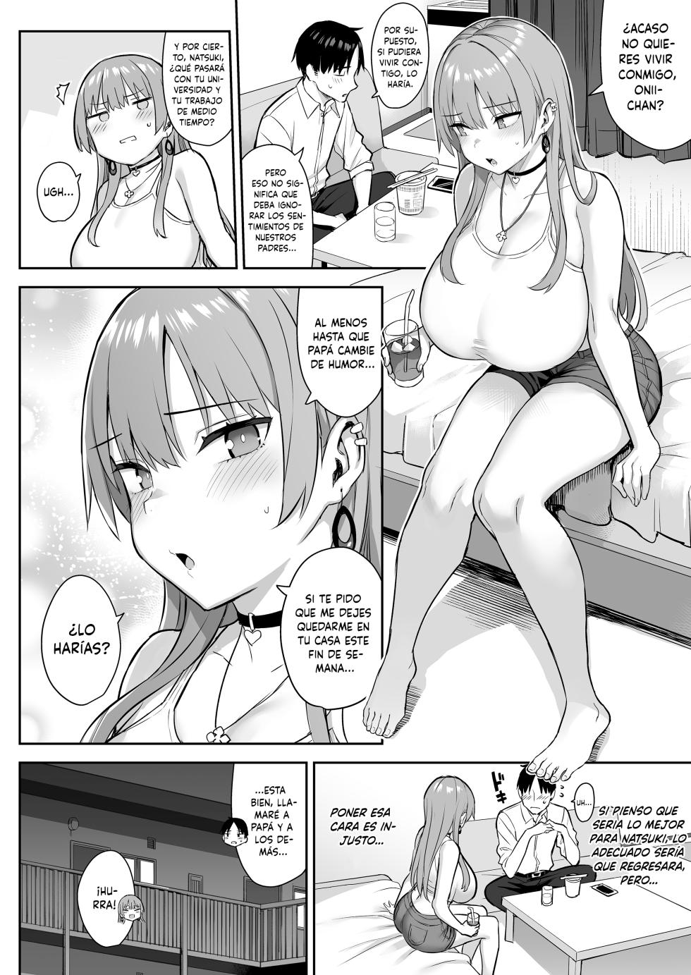 [Ichibocchi (Ichinomiya Yuu)] Moto InCha no Kyonyuu Yariman Imouto ga Erosugite, Onii-chan wa Mou...!! 4 | ¡¡Mi Hermanita Quien era una Comelibros se Convirtió en una Puta de grandes Tetas...!! 4 [Spanish] [MandaloAsiNoma] - Page 6