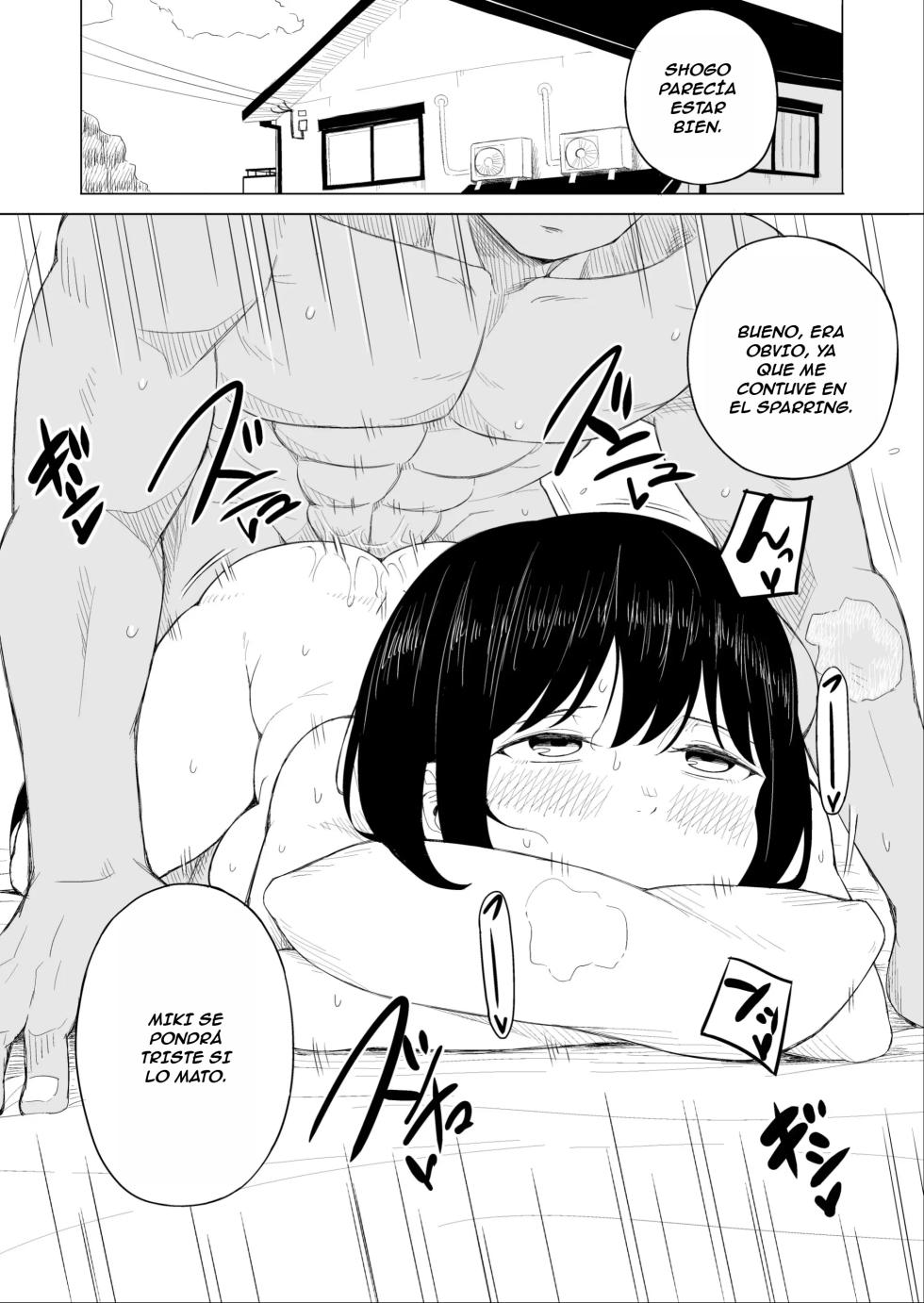 [Laby Meiro] Jakuniku Kyoushoku -Kareshi Yori Tsuyoi Osu- | Selección Natural -Un hombre más fuerte que su novio- [Spanish] [D-TRAD] - Page 31