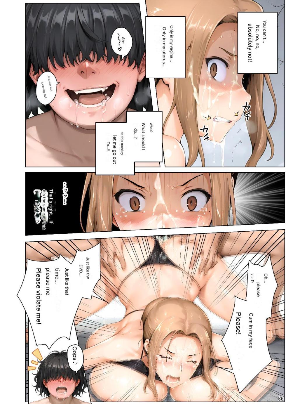 [Momomaro] Tachibana-san-chi no Kyouhaku NTR Jijou Kyouka-san Hen | Tachibana-san's Blackmail NTR Circumstances: Kyouka-san Edition [AI Generated] [English] [Machine-Translated] - Page 37