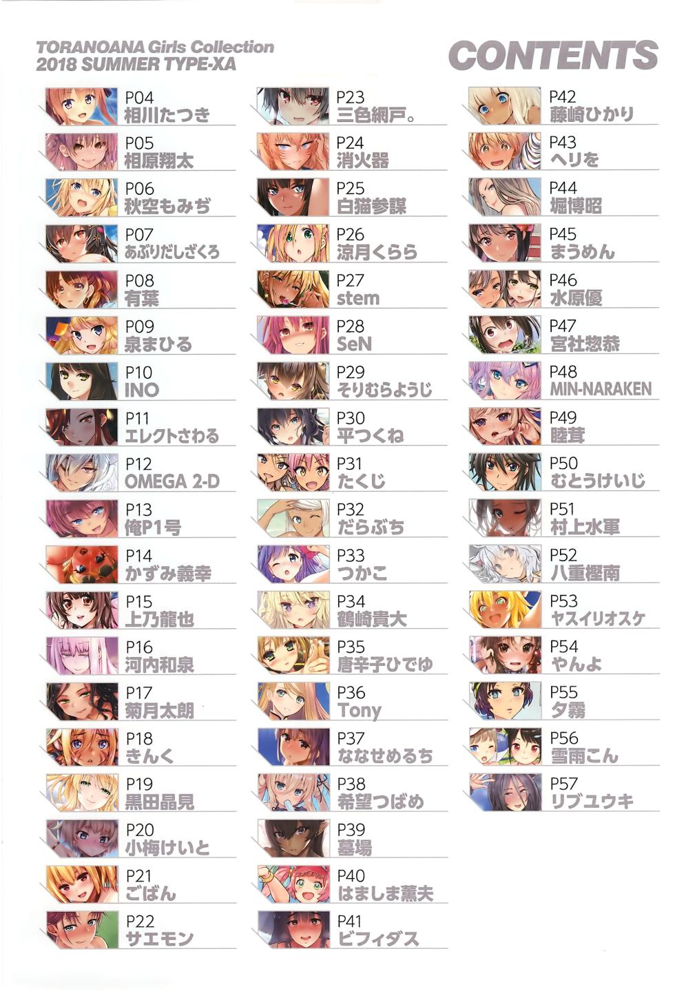[Kabushikigaisha Toranoana (Various)] TORANOANA Girls Collection 2018 SUMMER TYPE-XA - Page 2