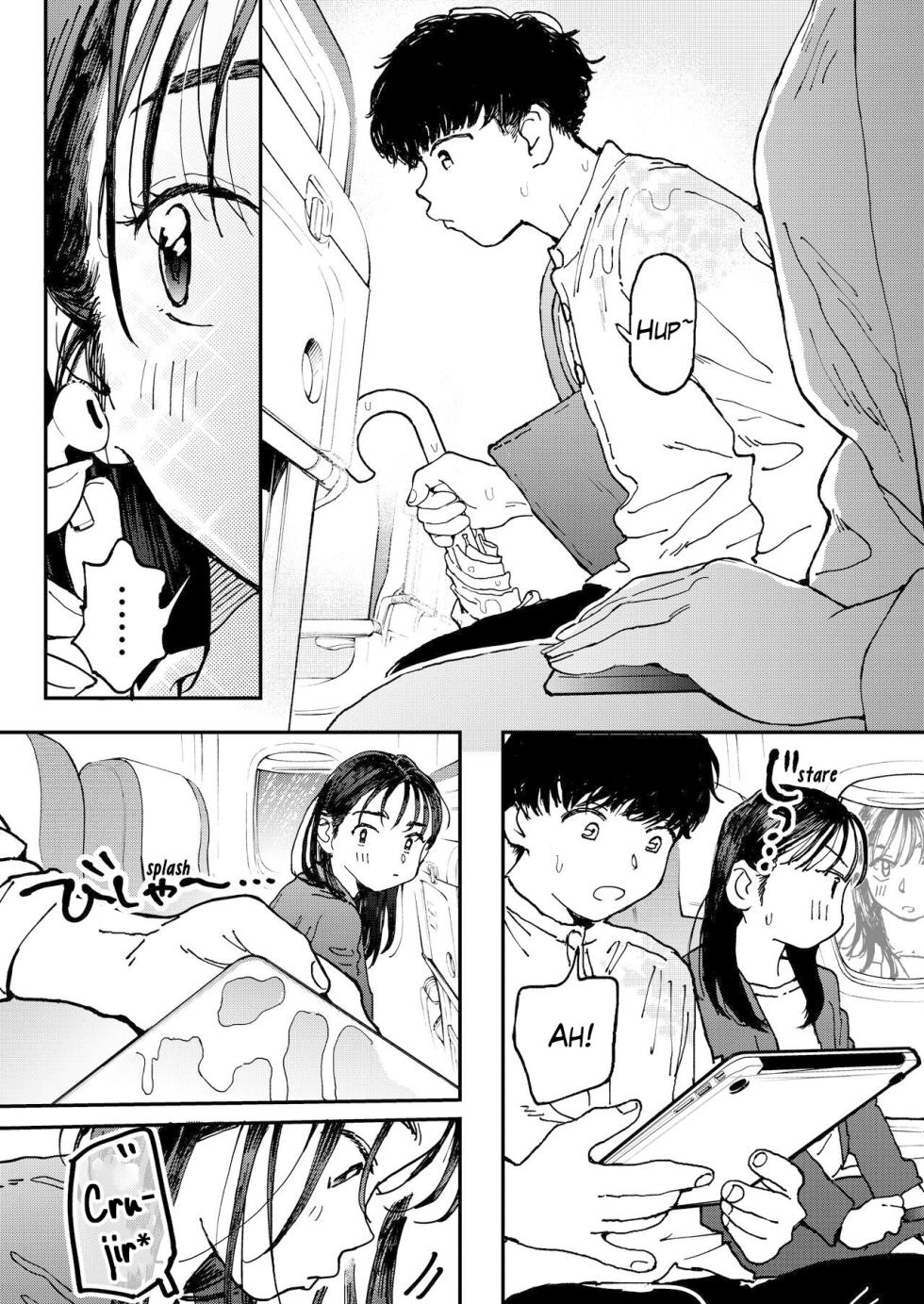 [Denbu Momo] Muramura OL-san wa Hikouki no Naka demo Seiyoku o Mitashitai | La Calenturienta Onee-san Incluso en un Avión Quiere Satisfacer sus Deseos Sexuales [Spanish] [Me Banearon x P3NDEJ0] [Digital] - Page 4