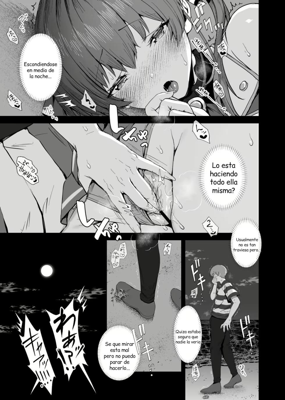 [Tabibitto (Tabiguchi Kouji)] Marine Senchou to Hajimete no Yoru - First night with Captain Marine | Mi Primera Noche con la Captana Marine (Houshou Marine) [Spanish] [EbisuTraslade - Winder] - Page 4