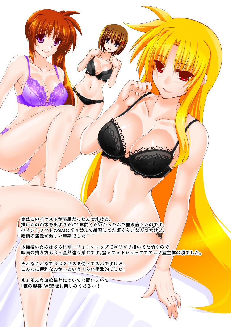 [Aquarius Gate (Engo)] Yoru no Kyouen (Mahou Shoujo Lyrical Nanoha) - Page 2