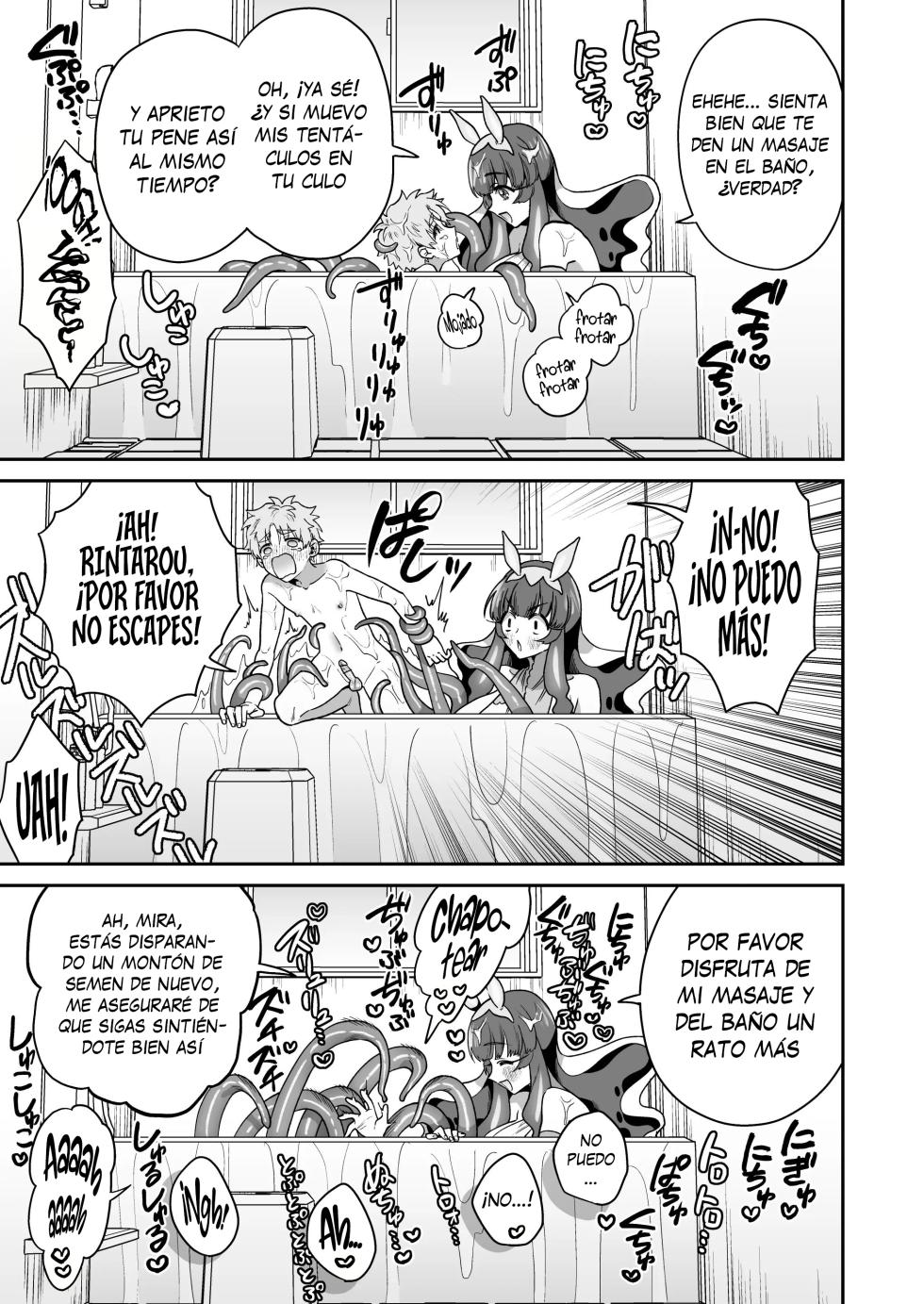 [Okkina Tama] Umiushi no Miu no Ongaeshi | Miu, La Babosa de Mar te Devuelve el Favor [Spanish] [KZ Scan] [Digital] - Page 19