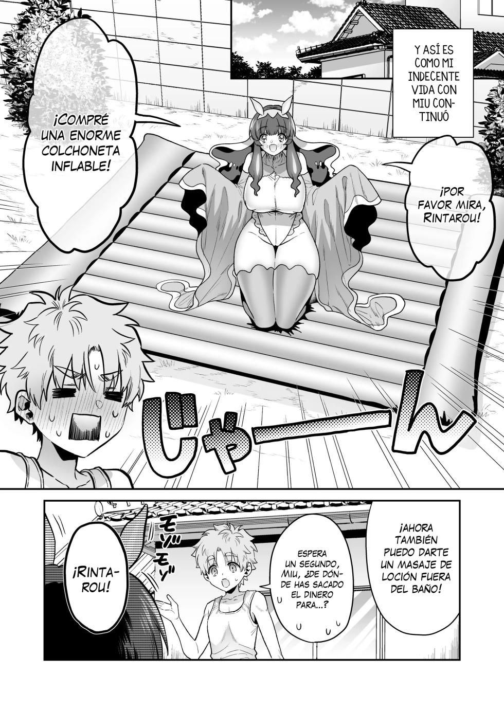 [Okkina Tama] Umiushi no Miu no Ongaeshi | Miu, La Babosa de Mar te Devuelve el Favor [Spanish] [KZ Scan] [Digital] - Page 20