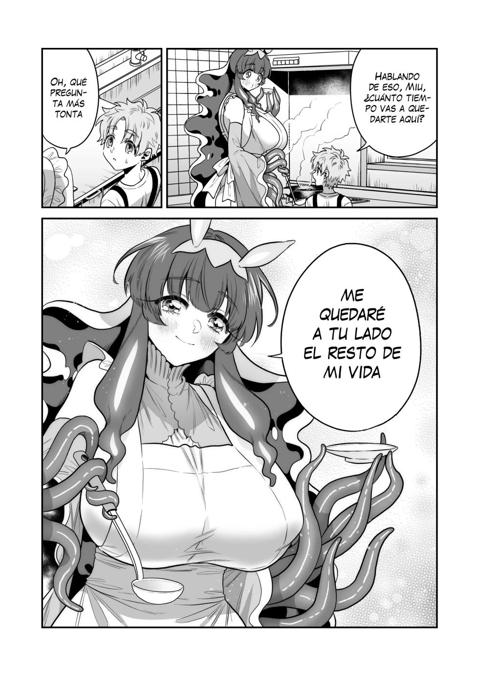[Okkina Tama] Umiushi no Miu no Ongaeshi | Miu, La Babosa de Mar te Devuelve el Favor [Spanish] [KZ Scan] [Digital] - Page 34
