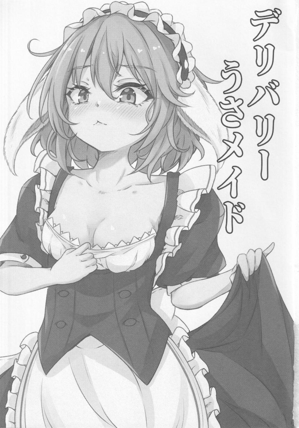 (Reitaisai 20) [Sinkirou (Dyon)] Delivery Usa Maid (Touhou Project) - Page 2