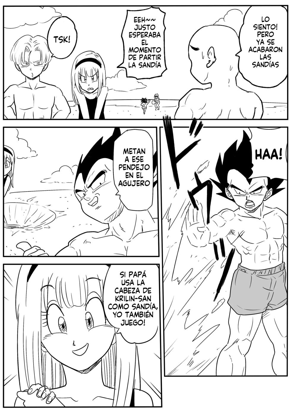 [Pink Mousse] Kinpatsu NTR~Kyokon Mesu Ochi | Rubia NTR~Perra cae ante un gran pene (Dragon Ball Z) [Spanish] [Harenchi no Fansub] - Page 3