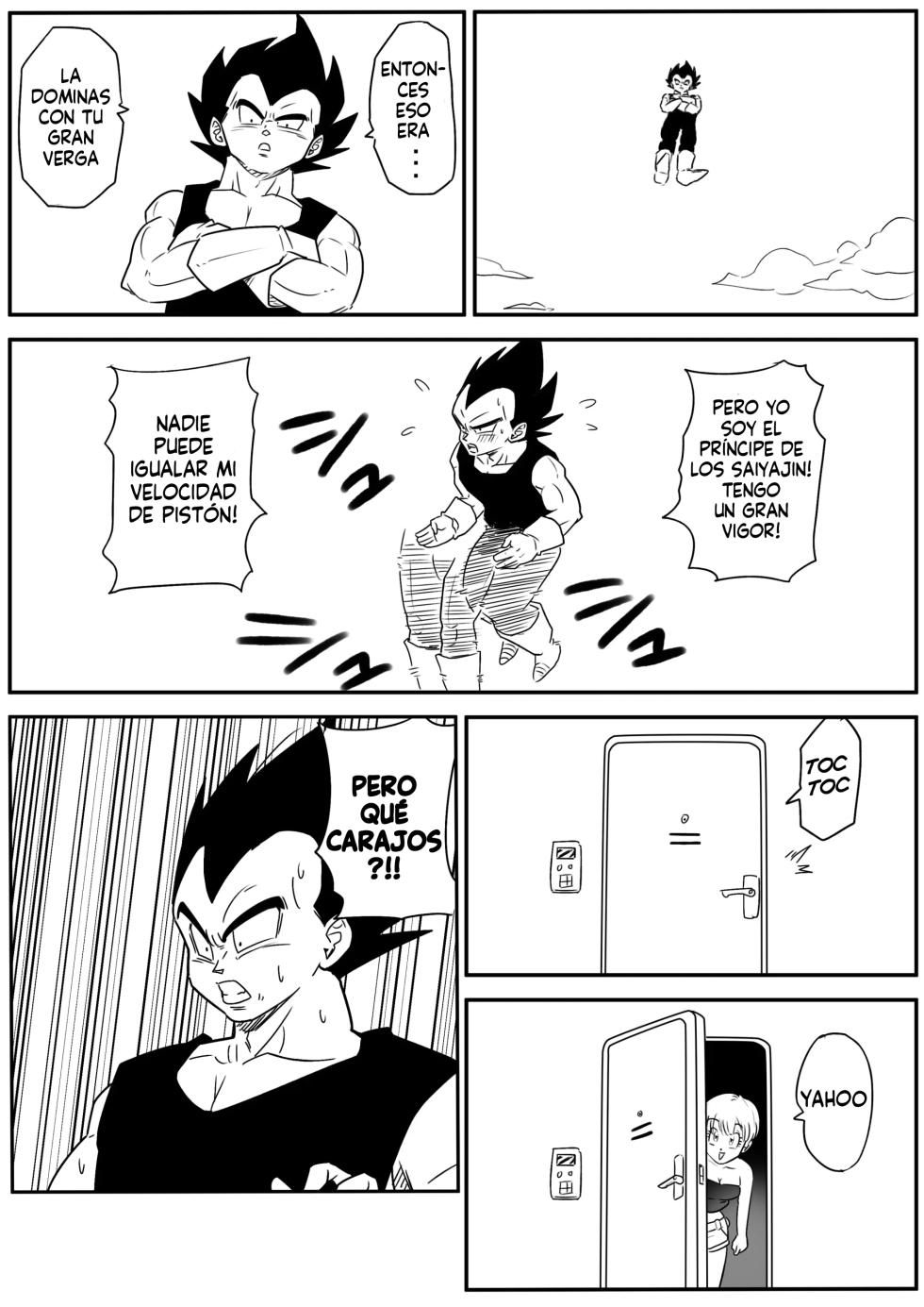 [Pink Mousse] Kinpatsu NTR~Kyokon Mesu Ochi | Rubia NTR~Perra cae ante un gran pene (Dragon Ball Z) [Spanish] [Harenchi no Fansub] - Page 8
