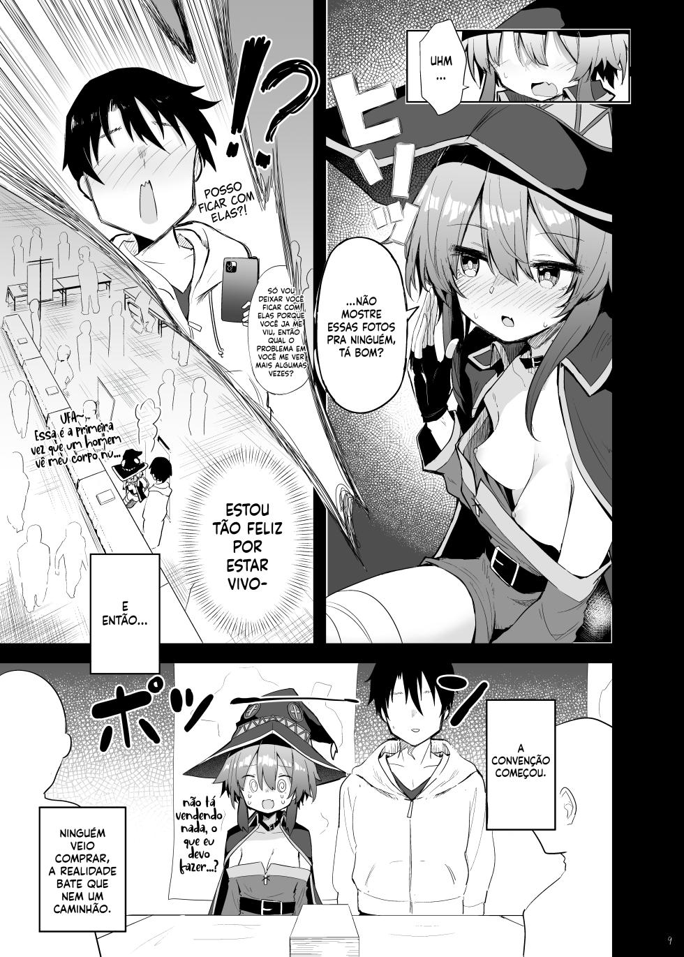 [Arutana (Chipa)] Megumin Cosplayer to Off-Pako Gokko (Kono Subarashii Sekai ni Syukufuku o!) [Portuguese-BR] [Digital] - Page 9
