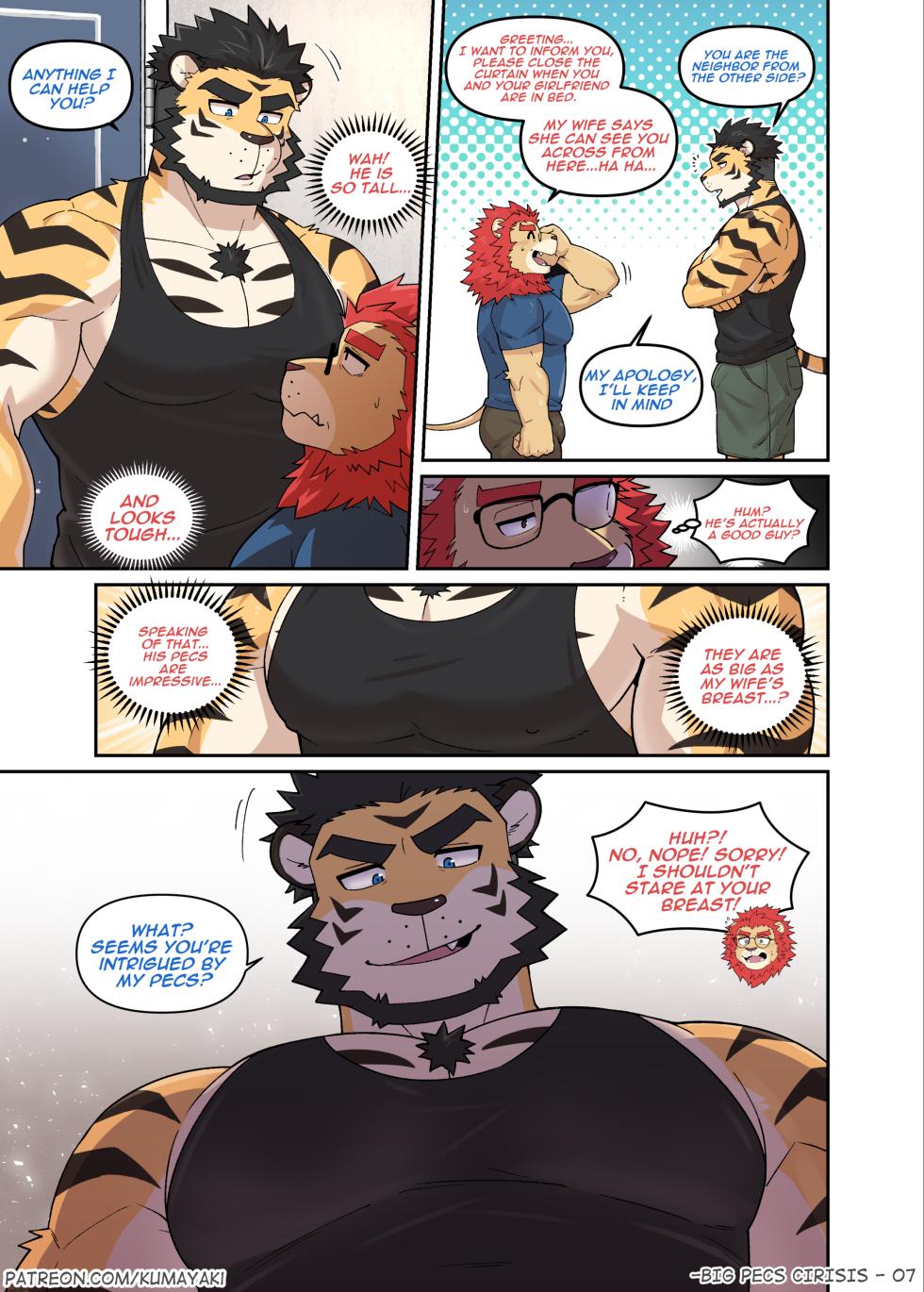[Kumayaki (Luwei)] BIG PECS CIRISIS [English] (Uncensored) - Page 10