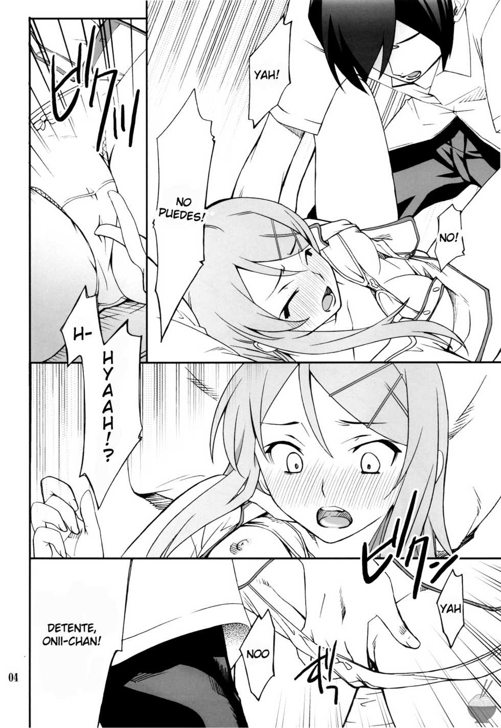 (C78) [P-FOREST (Hozumi Takashi)] Ore x Imouto Kouryaku Taisakusen!! | Me x My-Younger-Sister Capture Strategy (Ore no Imouto ga Konna ni Kawaii Wake ga nai) [Spanish] - Page 3