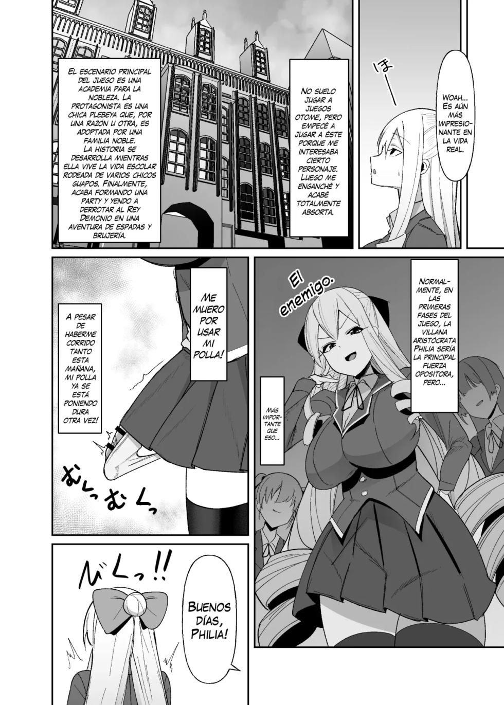 [COSCOteikoku (sella)] Otome Game no Akuyaku Reijou ni Tensei Shitara Ura Settei de Futanari deshita ~Ch. 1~ | Reencarné en un Juego Otome como una Futanari en una Ruta Secreta ~Cap. 1~ [Spanish] [Don Maxi] [Digital] - Page 11