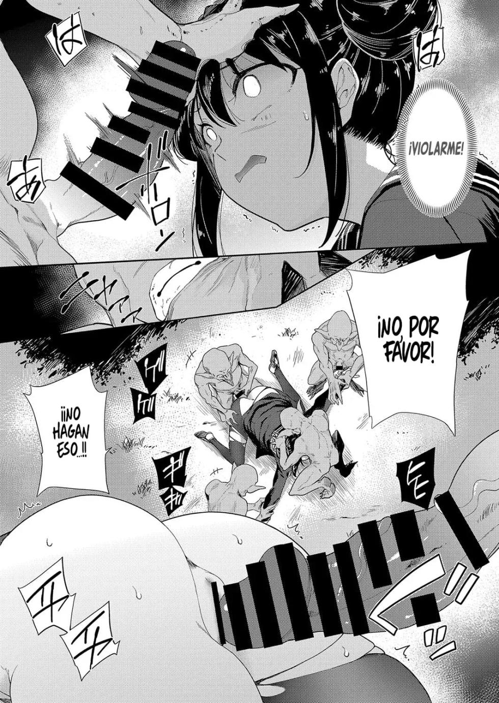 [Tetsuna] Isekai Teni! Goblin ni Haramibukuro to Shite Okasareru Hibi 1-2 | Siendo Violada por Duendes en un Mundo Diferente Cap. 1-2 [Spanish] [RobertoTH] - Page 13