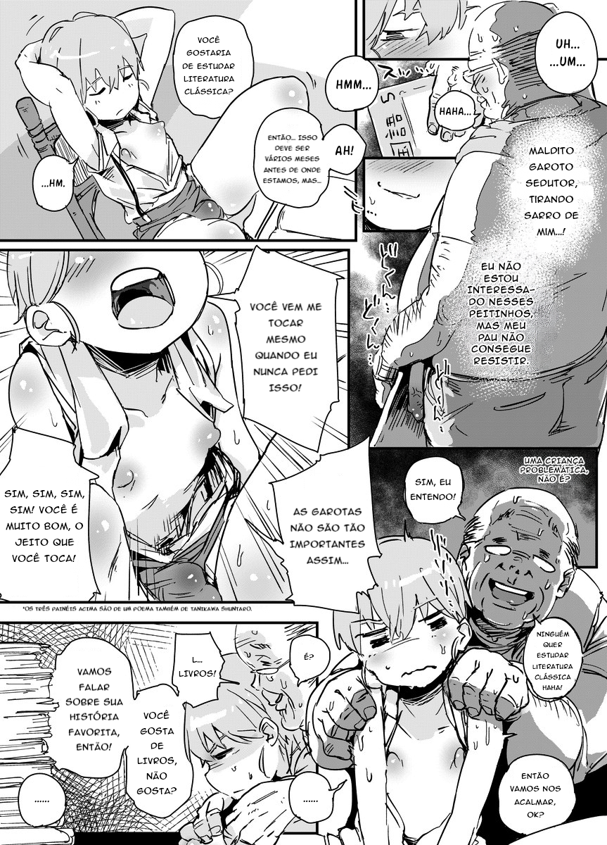 [PLATONiCA (Nyorubee)] Tensai Otokonoko to Kateikyoushi Oji-san to Saiminjutsu (Kari) [Portuguese-BR] [BLACKSUB] - Page 6