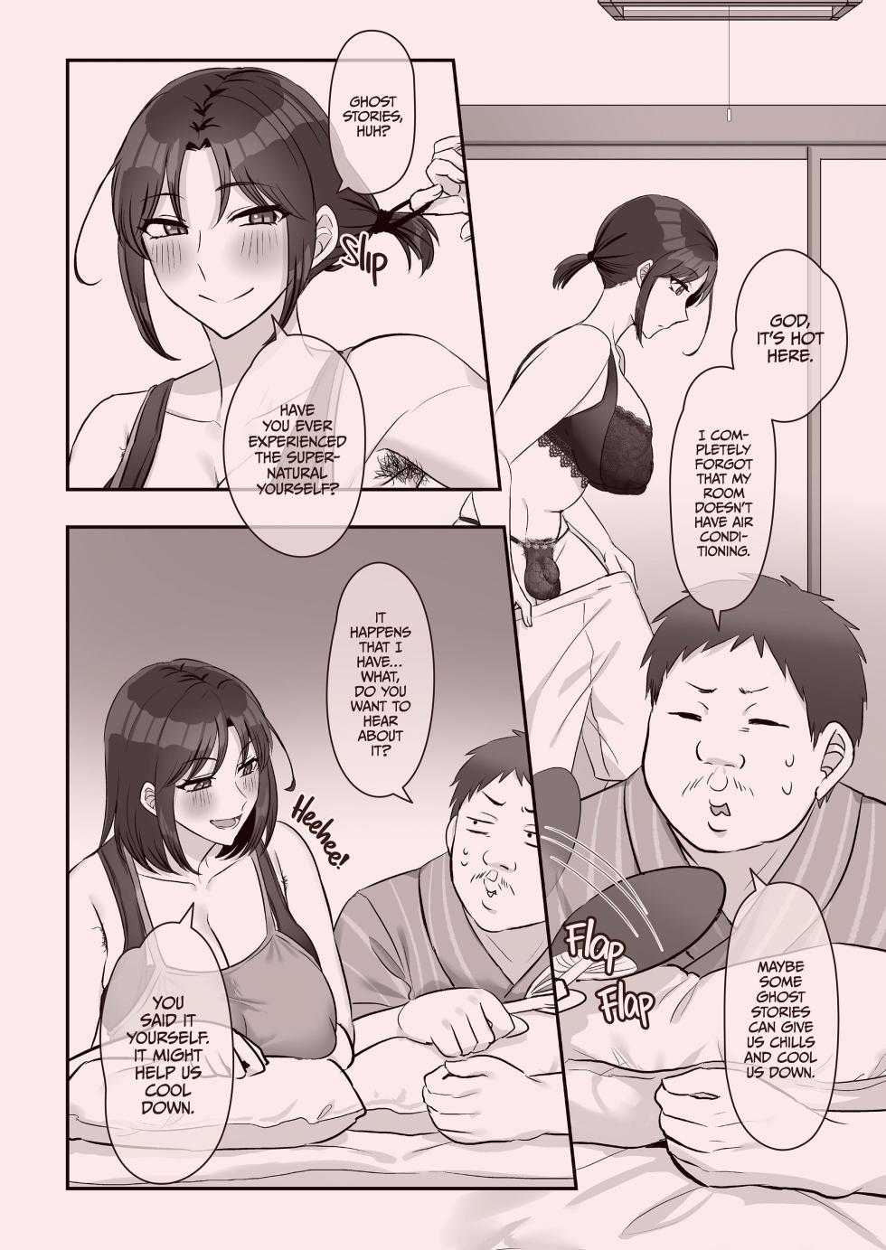 [Inari Mochi] Futanari Ghost Story_ Miss Shakuhachi, the Blowjob Spirit - Page 4