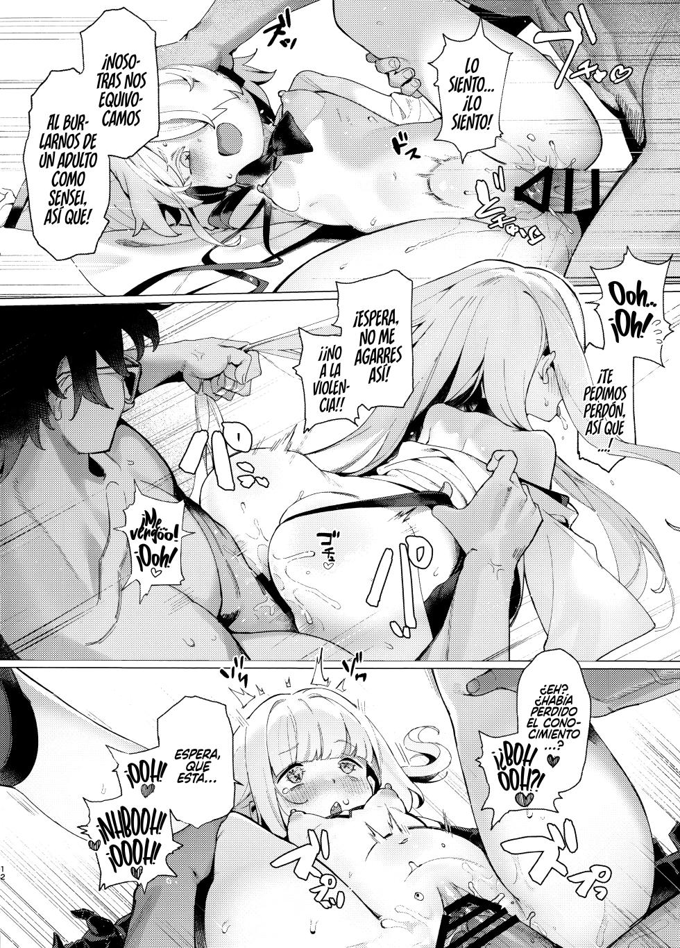 (C105) [Giniro Party (DJheycha)] Kengensenu Mono o Wakarase (Blue Archive) [Spanish] [Rakuen Translations] - Page 11