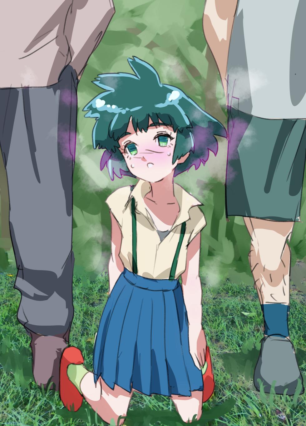 [Bio-Nattou Dou (Bionics Natto)] Midopako Midori-chan ga Midori no Naka de Ochinchin Yoridorimidori - Page 5