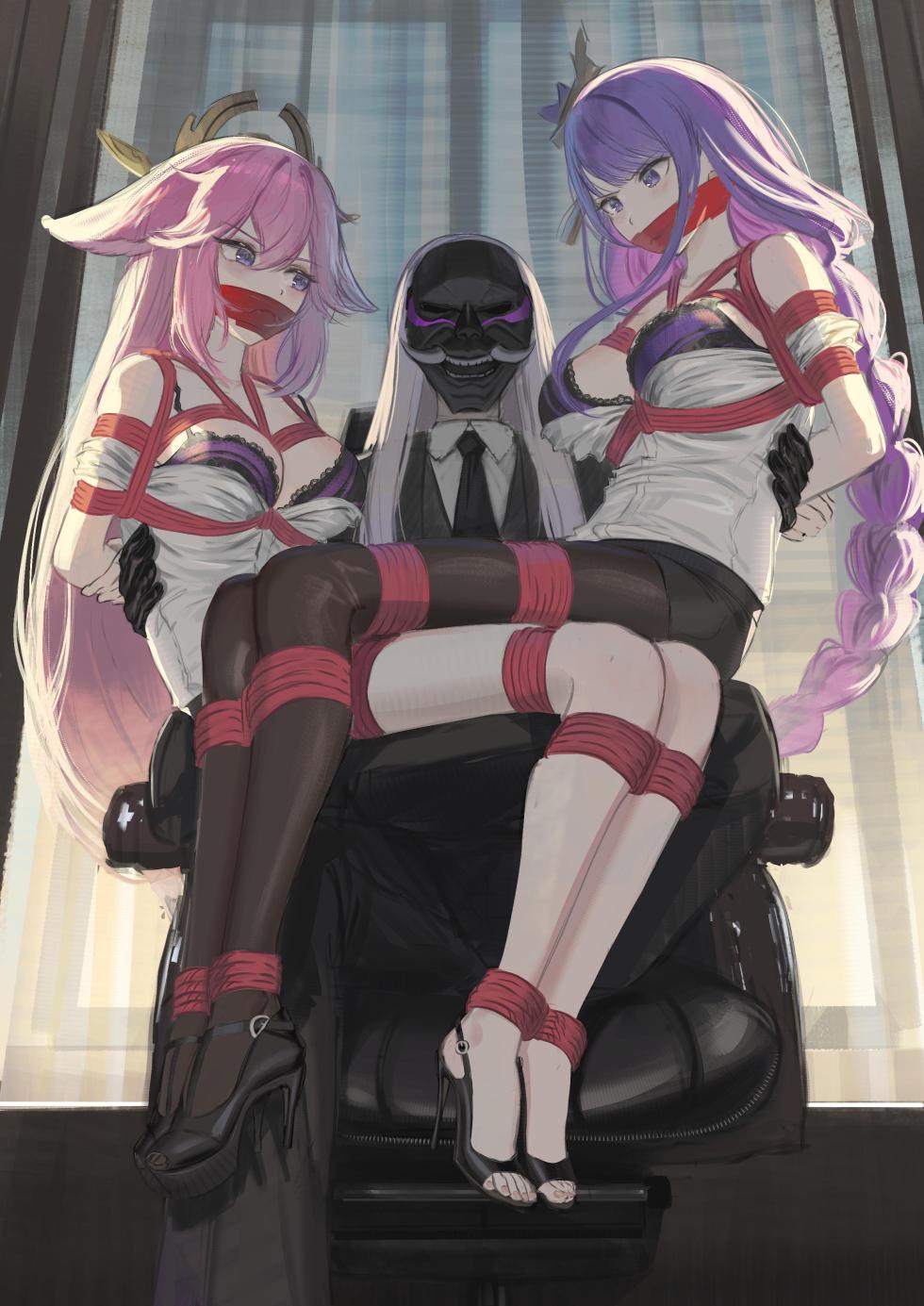 [Cailin020] Ei and Yae Miko (Genshin Impact) - Page 6