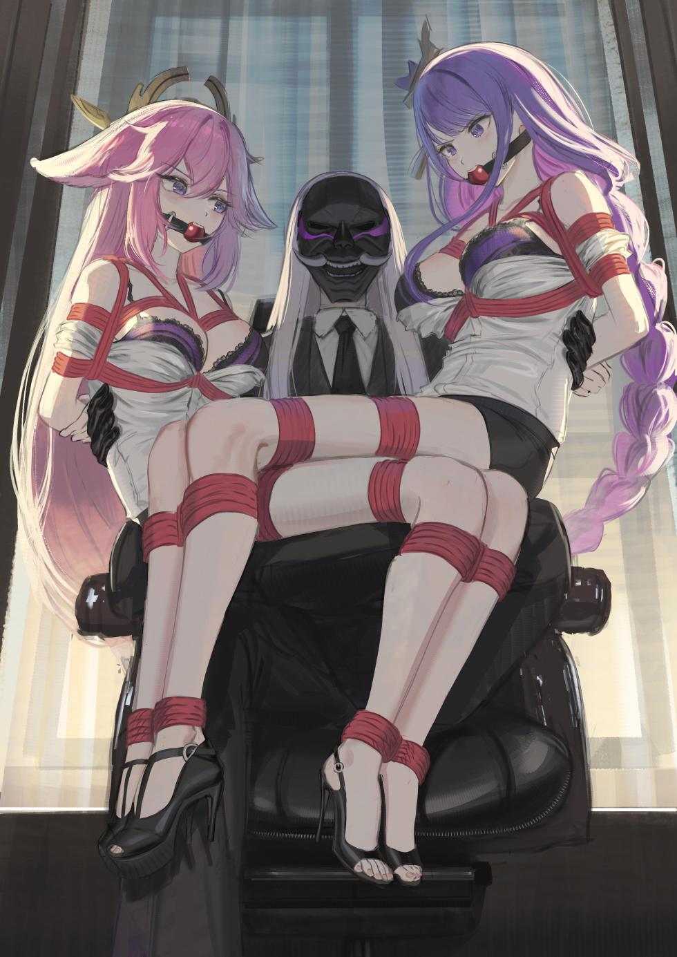 [Cailin020] Ei and Yae Miko (Genshin Impact) - Page 27