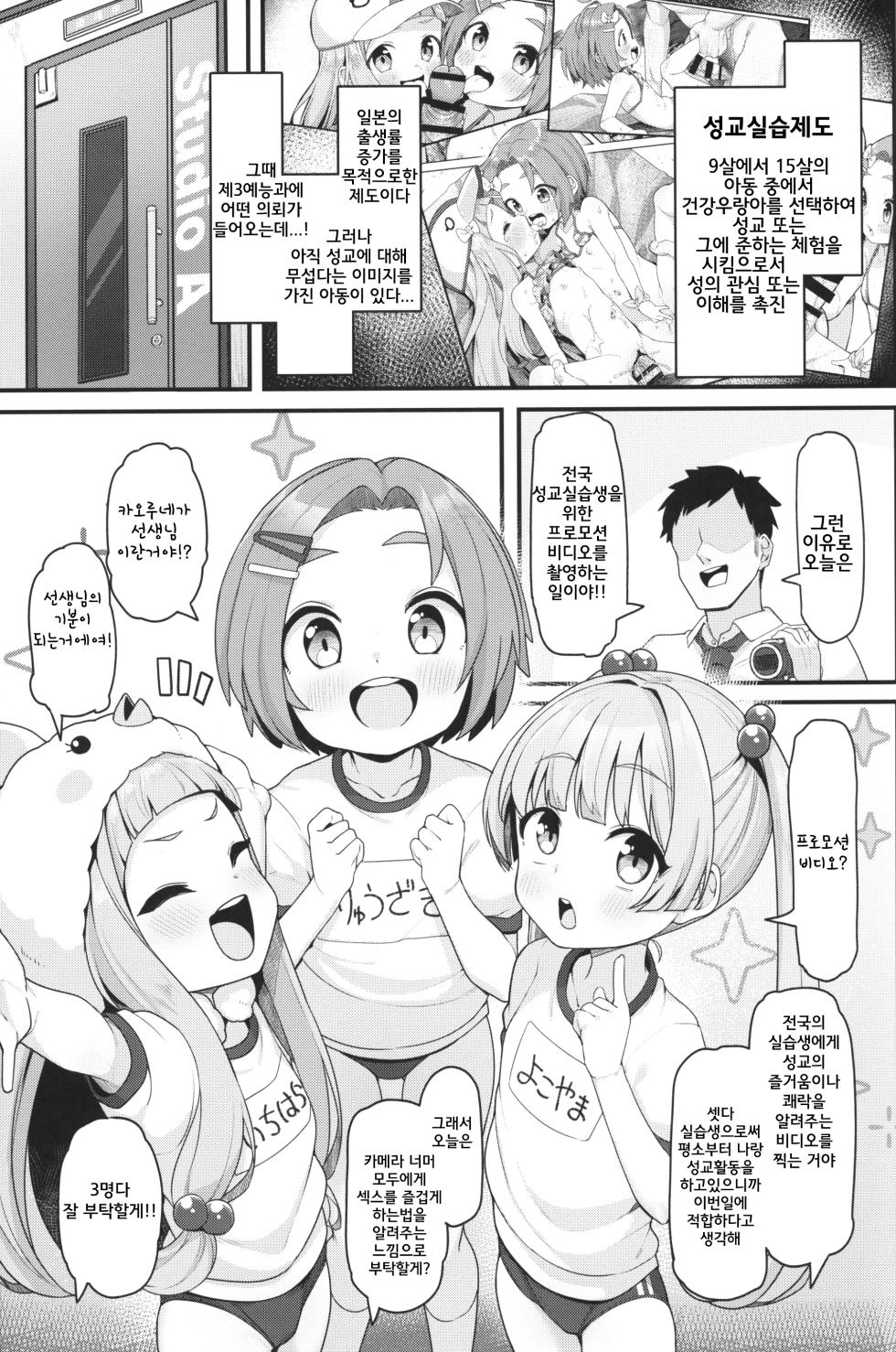 (C105) [Shiitake Nouen (Wakaru Tissue)] Puchitto Idol Gouhou Seikou Satsuei | 찰칵 아이돌 합법 성교촬영 (THE IDOLM@STER CINDERELLA GIRLS) [Korean] - Page 3