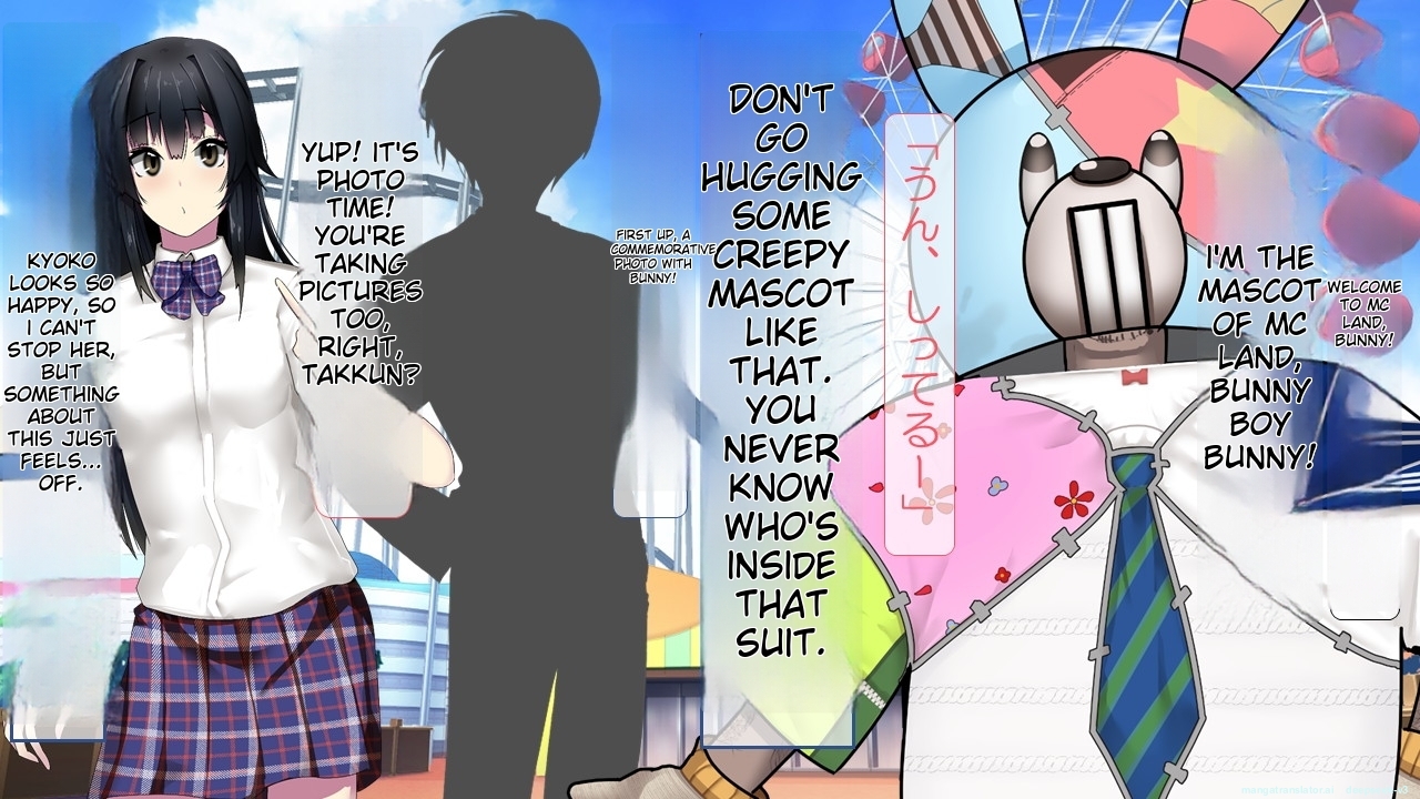 [Circle HO (Hentai Ojisan, AOKI)] MC Land Kimoi Mascot ni Ubawareta Kanojo Tsuika Epilogue [MTL ENG] - Page 11
