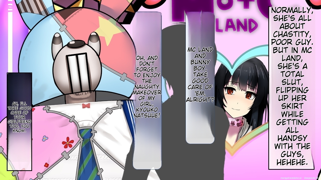 [Circle HO (Hentai Ojisan, AOKI)] MC Land Kimoi Mascot ni Ubawareta Kanojo Tsuika Epilogue [MTL ENG] - Page 33
