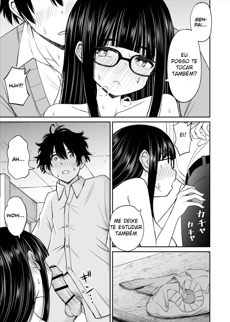 [Kotorakku] Bijutsubu no Kyonyuu Kouhai ga Nude Model ni Natta Kekka Amari ni Ero Sugite Ore no Geijutsu ga Bakuhatsushita Hanashi [Portuguese-BR] [Mundo Hentai] - Page 30