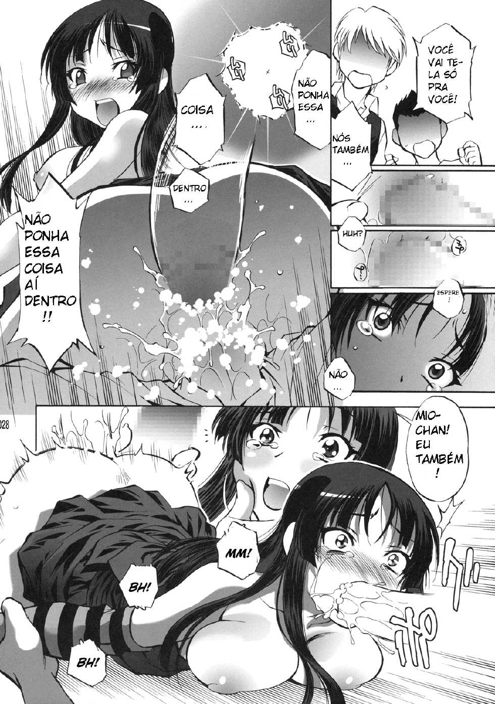 (C76) [Studio Wallaby (Nagisa Minami)] Mio no Chouritsu (K-ON!) [Portuguese-BR] [Hentai Pie] - Page 27