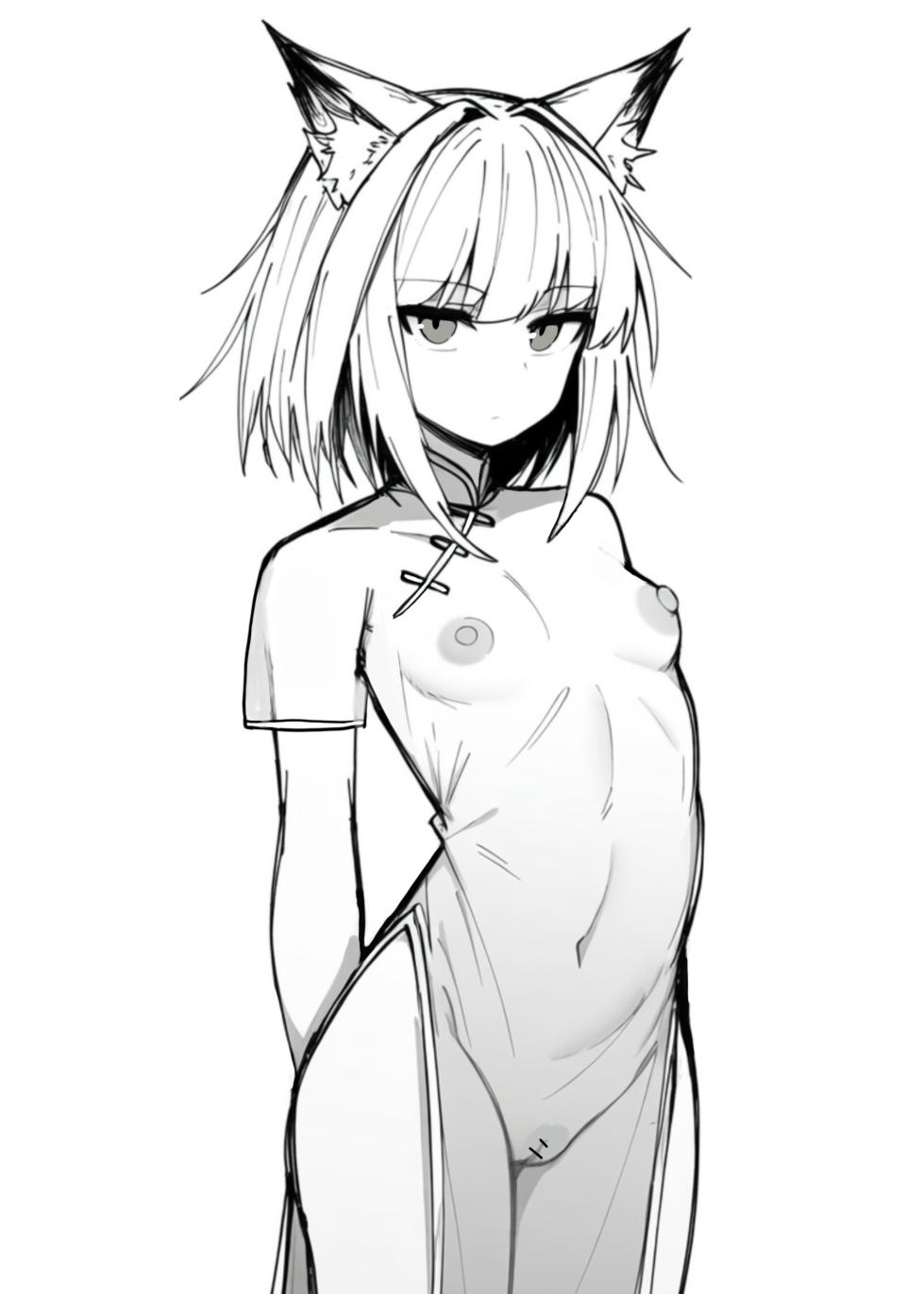 [Uchuu Nezumi (McGillis)] Arknights See-Through China Dress Club Hitori Goudou [Digital] - Page 3