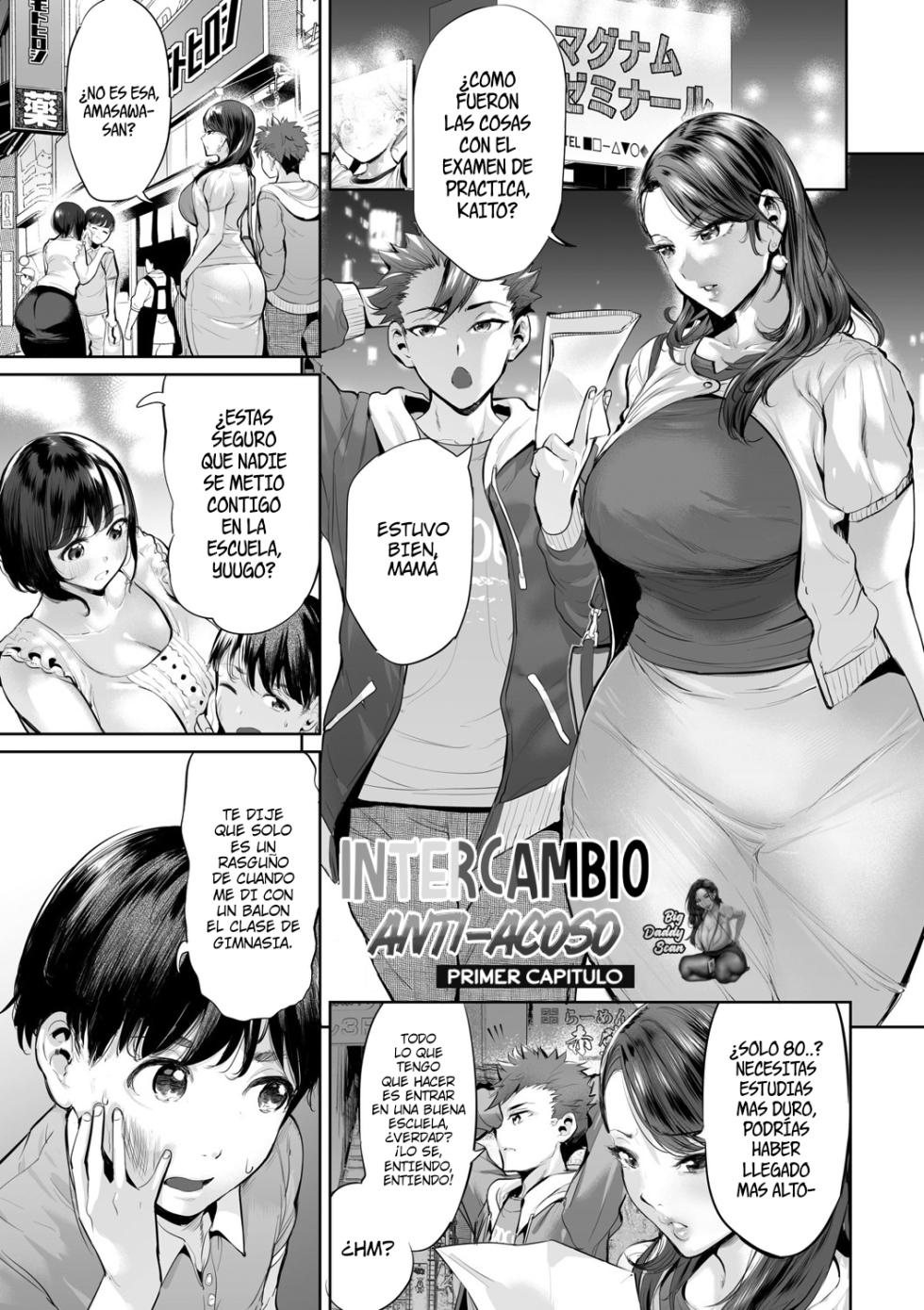[Ere 2 Earo] Ijime Bokumetsu Swapping 1-2 | Intercambio Anti-Acoso Cap. 1-2 (Obasan to, toutou.) [Español] [BigDaddy Scan] [Sin Censura] [Digital] - Page 3