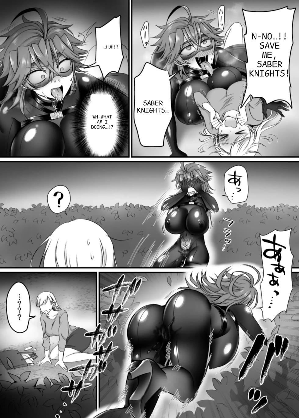 [Amaia Okashi Seisakusho (Moegi Oji-san)] Saber Red ~Seigi no Zako Onna Sentouin Hero~ | Saber Red: The Heroic Female Combatant of Justice [English] - Page 12