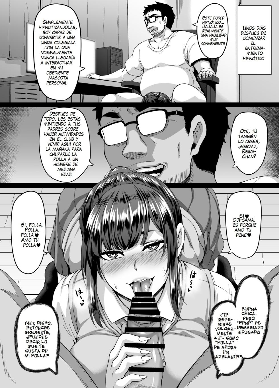 [Kazuhiro] Saimin Nouryoku de Seiso na Ojou-sama Joshigakusei o Juujun na Dosukebe Anal Kurui Onna ni Kaete Anal Sex Zanmai [Spanish] - Page 8