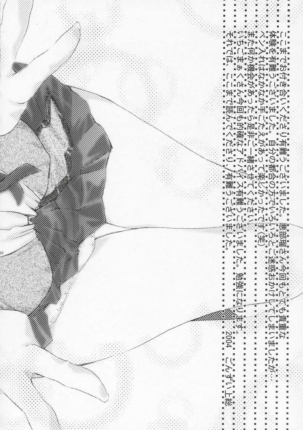 (C67) [Aberyu (Abe Ryuu)] Yakumo Eri Inzetsu Jigoku (School Rumble) - Page 27