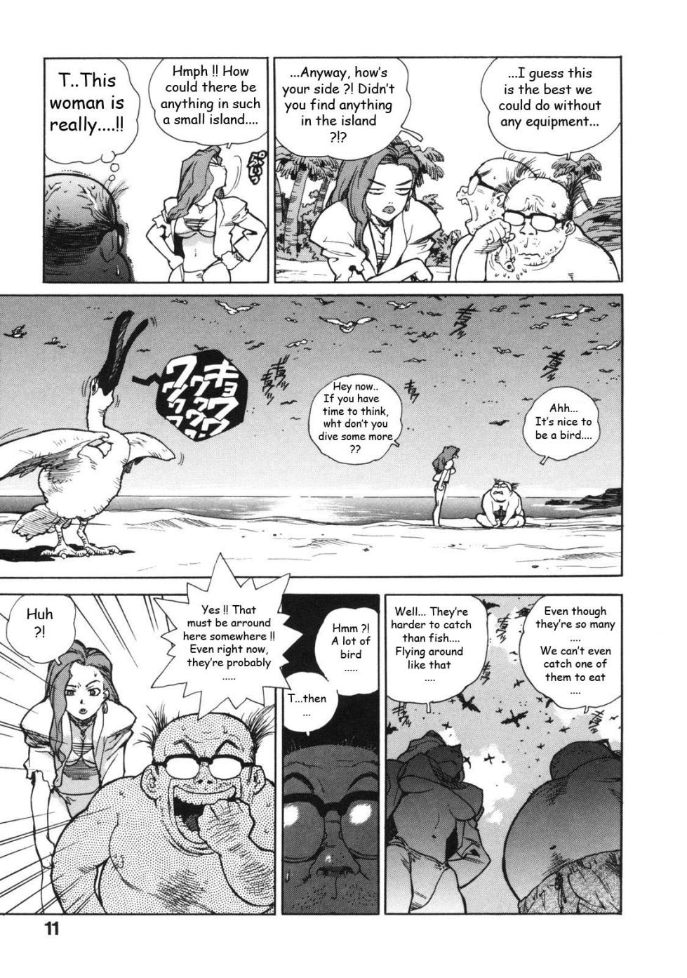 [Isutoshi] Beach Adventure Z (Ero-Isu)[English][Lhytiss][partial color] - Page 9
