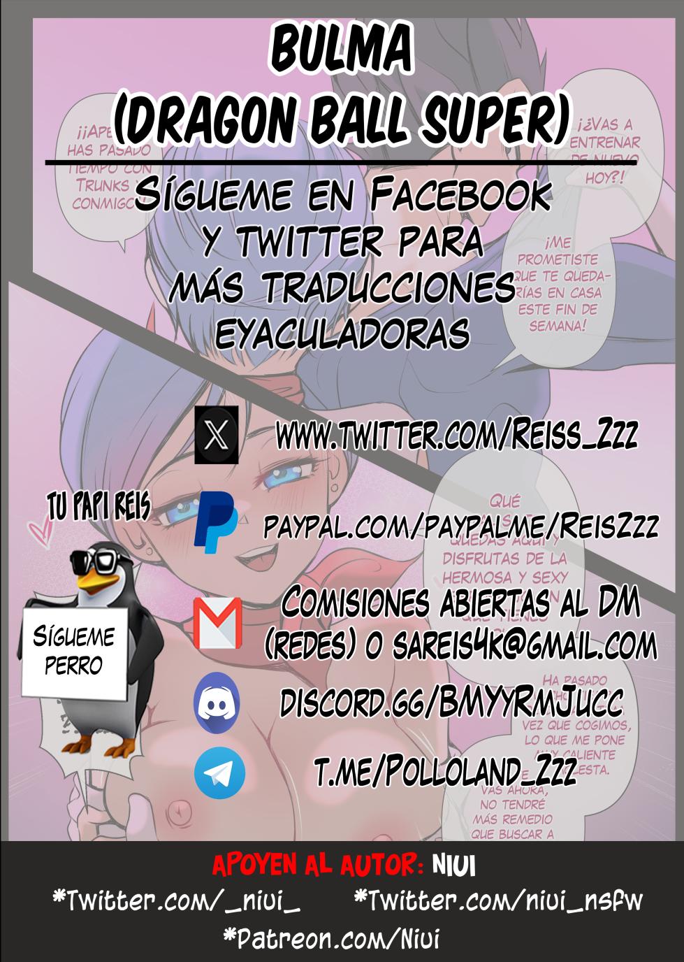 [Niui] Bulma (Dragon Ball Super) [Spanish] [ReisZzz] [Digital] - Page 11