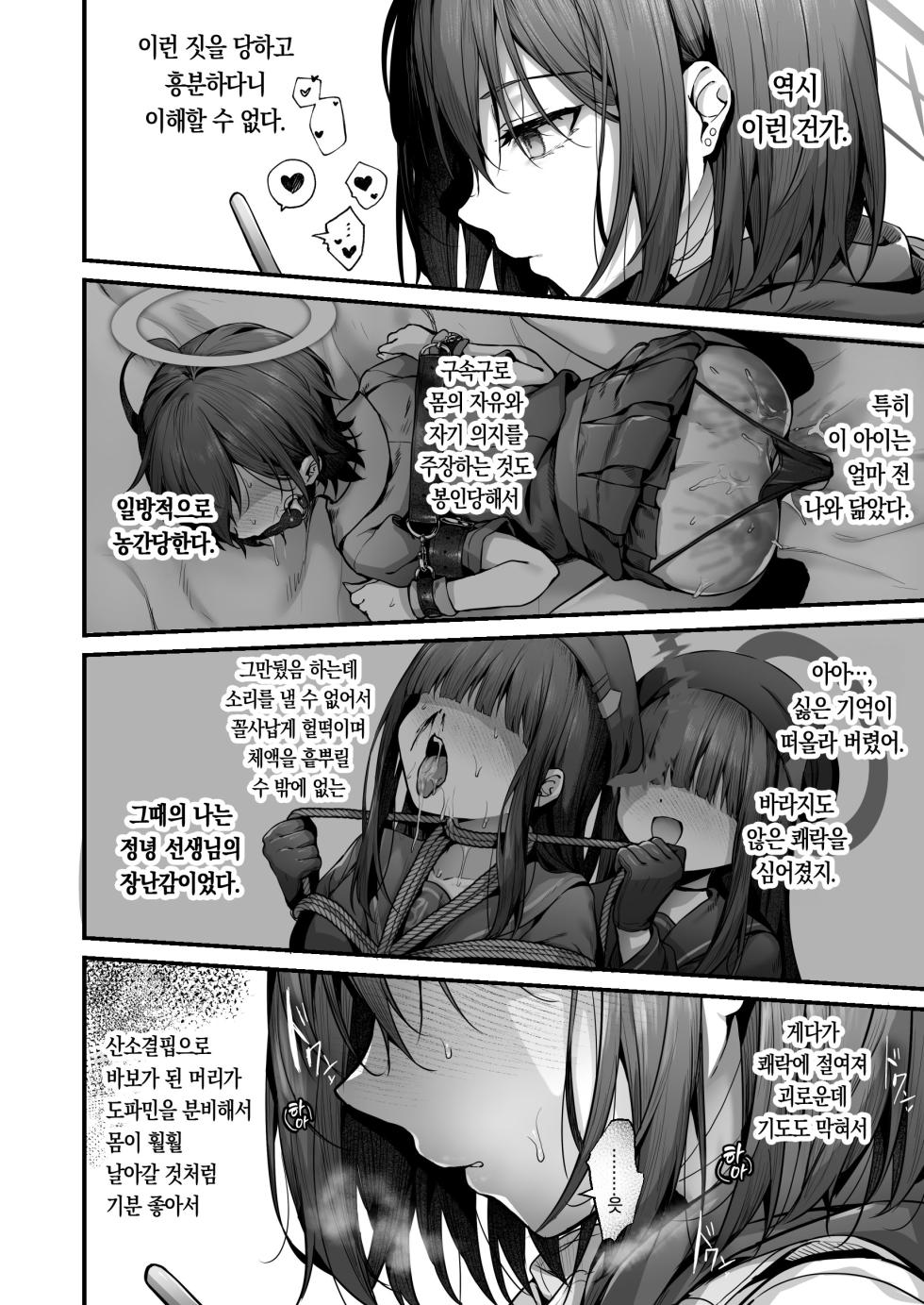 (C105) [edamametei (Uko)] Sensei wa Watashi o xx Shite Kurenai | 선생님은 나를 ××해 주지 않는다 (Blue Archive) [Korean] [Team Edge] [Incomplete] - Page 24