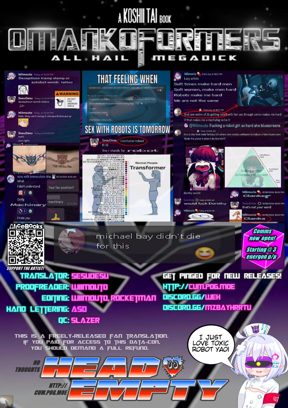 [Koshi no Itami (Koshii Tai)] Omankoformers: All Hail Megadick (Transformers) [English] [head empty + Wiimouto] [Digital] - Page 21