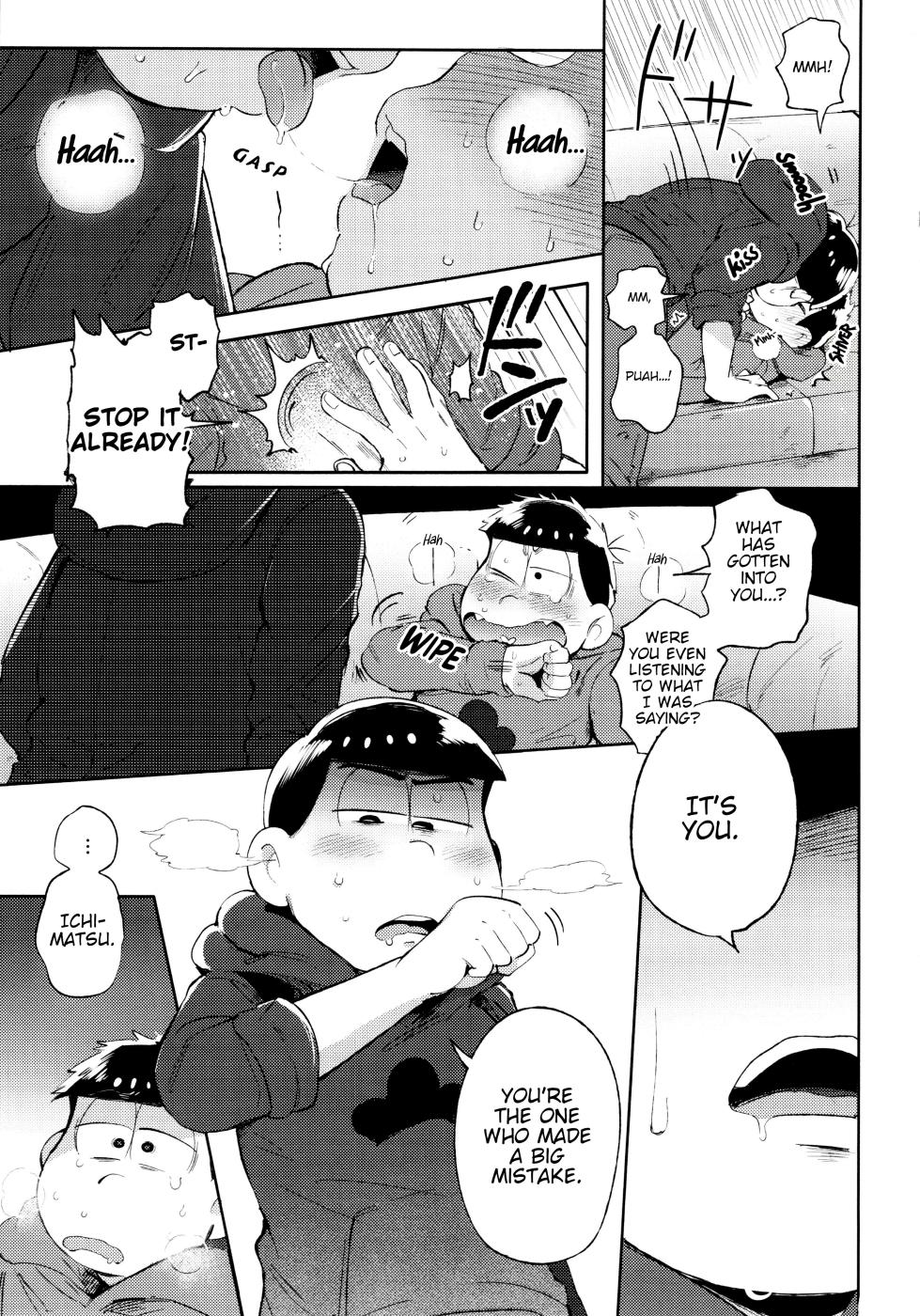 [Kahou wa Nete Matsu Shunmin 2018] [Momoiro-netsuduki (Kisaki Nana)] Momoiro netsu tsuki sōshūhen sairoku (Osomatsu-san) [English] (Incomplete) - Page 33