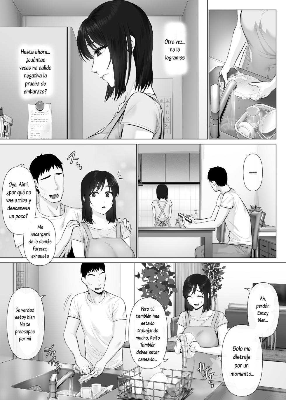 [Mitsumitsu Niku (Hikitogu)] LeveChi na Swapping 2 ~Hatsu Zecchou de Iki Kuruu Tsuma Hen~ (Spanish] [Lovely Diablesse Scan] - Page 3