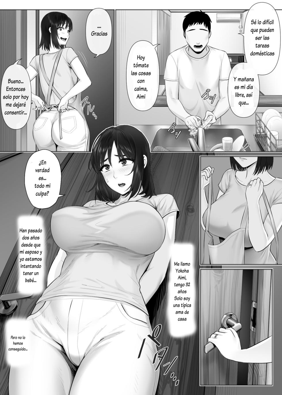 [Mitsumitsu Niku (Hikitogu)] LeveChi na Swapping 2 ~Hatsu Zecchou de Iki Kuruu Tsuma Hen~ (Spanish] [Lovely Diablesse Scan] - Page 4