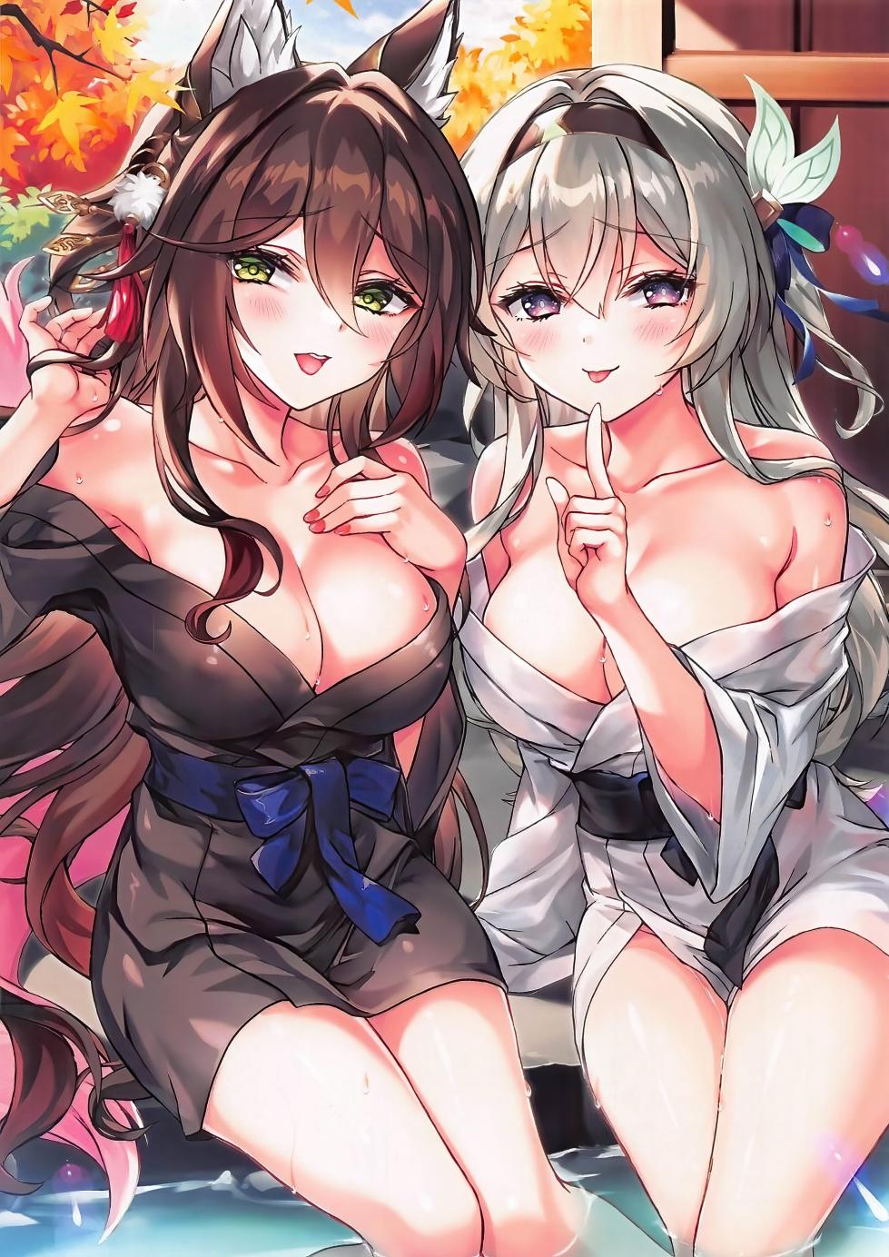 (C105) [Akaneiro (Rimiki, Yakifugu)] Inna Awa to Amai Yume ~Onsen Hen~ (Honkai: Star Rail) [Chinese] [黎欧出资汉化] - Page 3