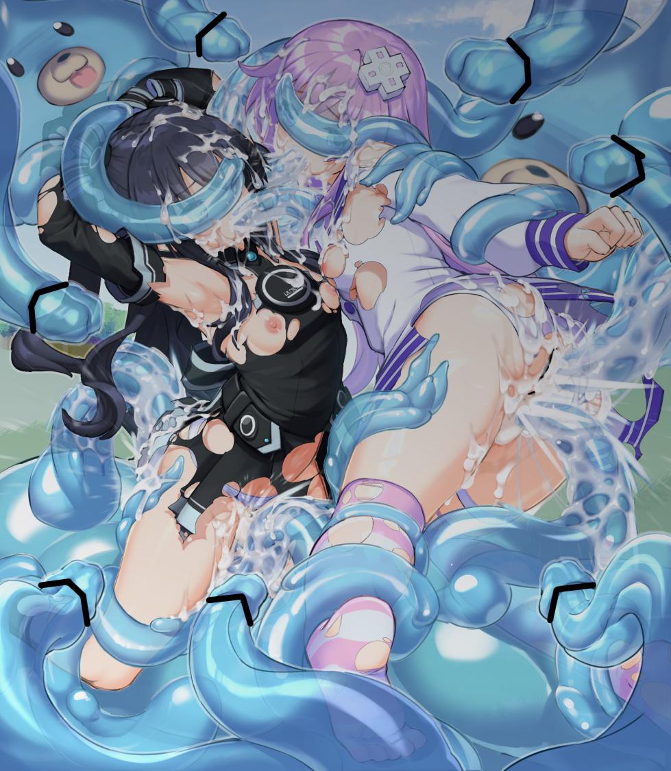 [Fukutama Shion] ユニとネプギアのスライム触手姦と - Page 15