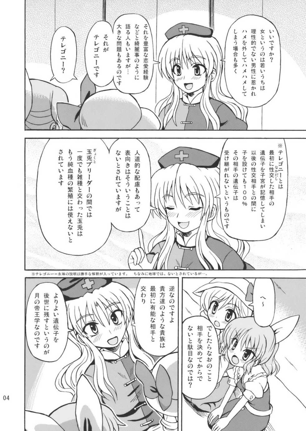 (Reitaisai 7) [Takakuya (Takaku Toshihiko)] Touhou Watatsuki Ranbu (Touhou Project) - Page 4