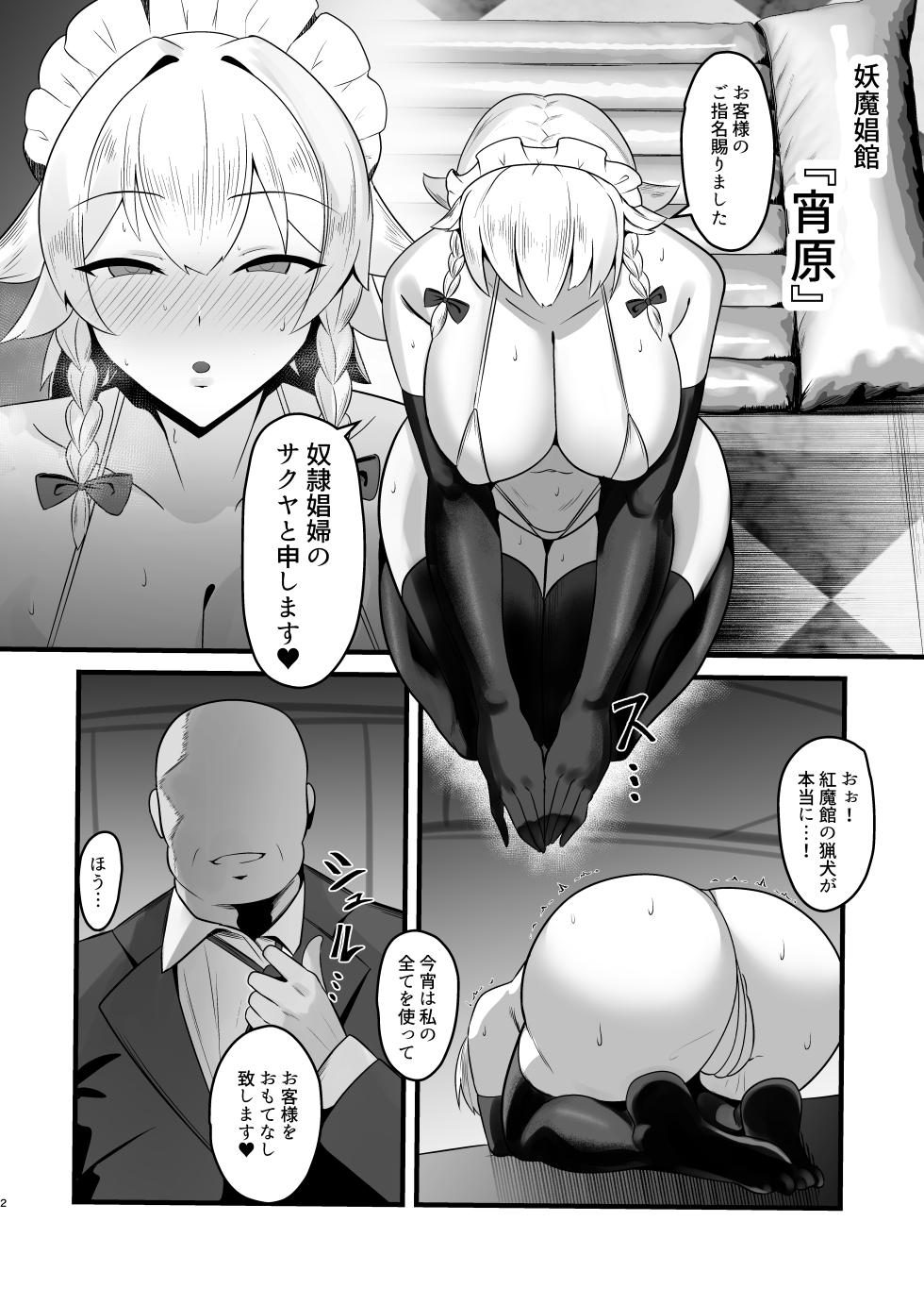[Gekkou Houchou (Watanabe SINKAI)] Taimanin  Sakuya ~Dorei Shoukan Yoihara Hen~ (Touhou Project) [Digital] - Page 3