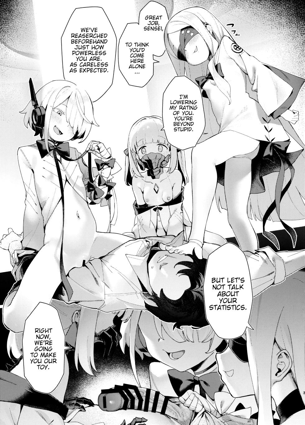 (C105) [Giniro Party (DJheycha)] Kengensenu Mono o Wakarase | Correcting The Unmanifest Ones (Blue Archive) [English] - Page 2