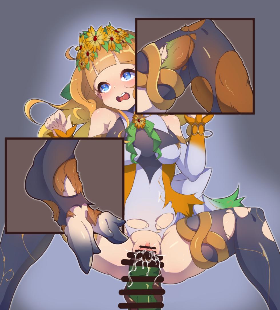 ”花聖騎士”ルミエールちゃん ふたなり ケモノ化 - Page 15