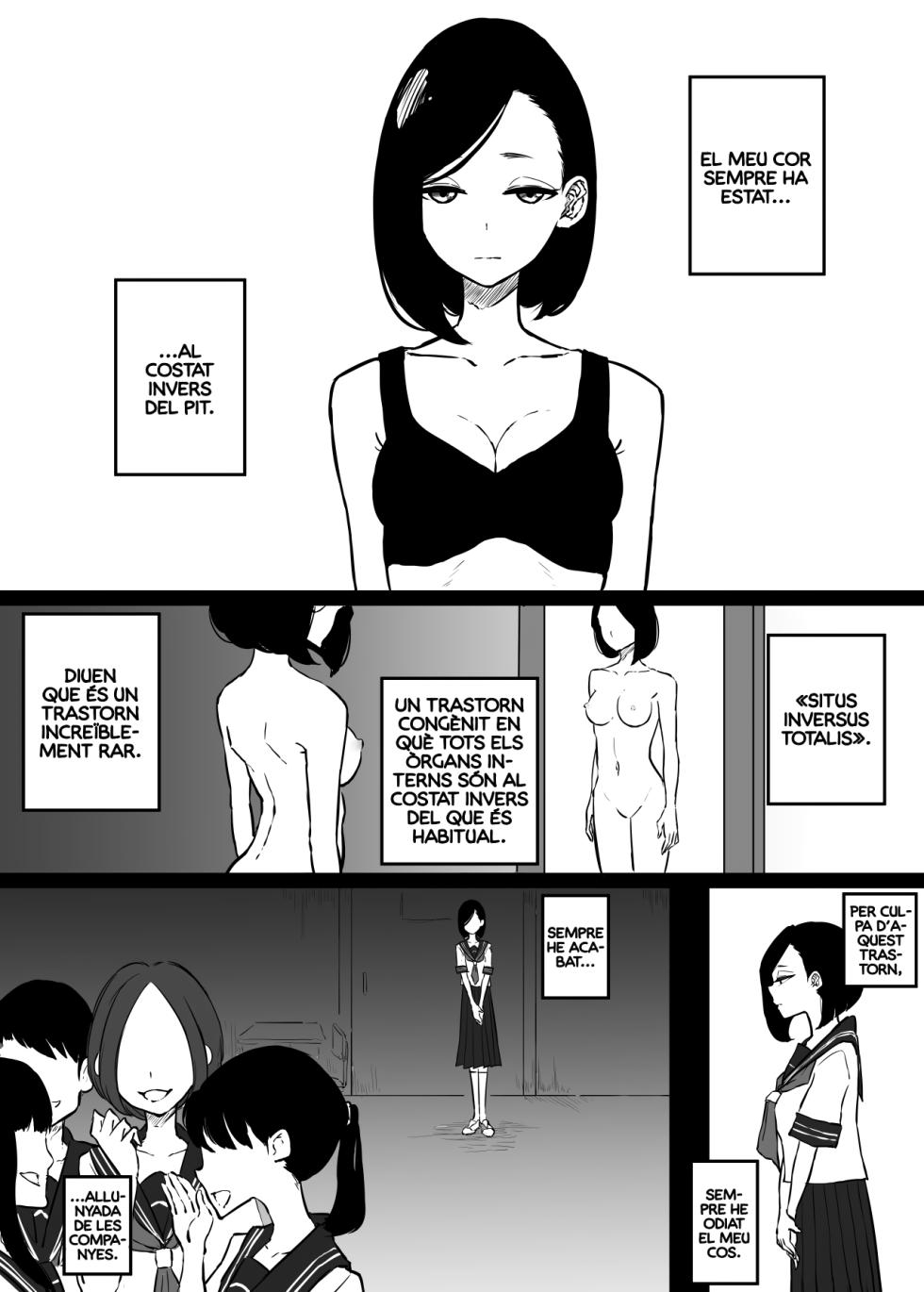 [Pandacorya] Shinzou ga Gyaku ni Aru Onnanoko no Hanashi [Catalan] [Carquinyolis dolços] - Page 2