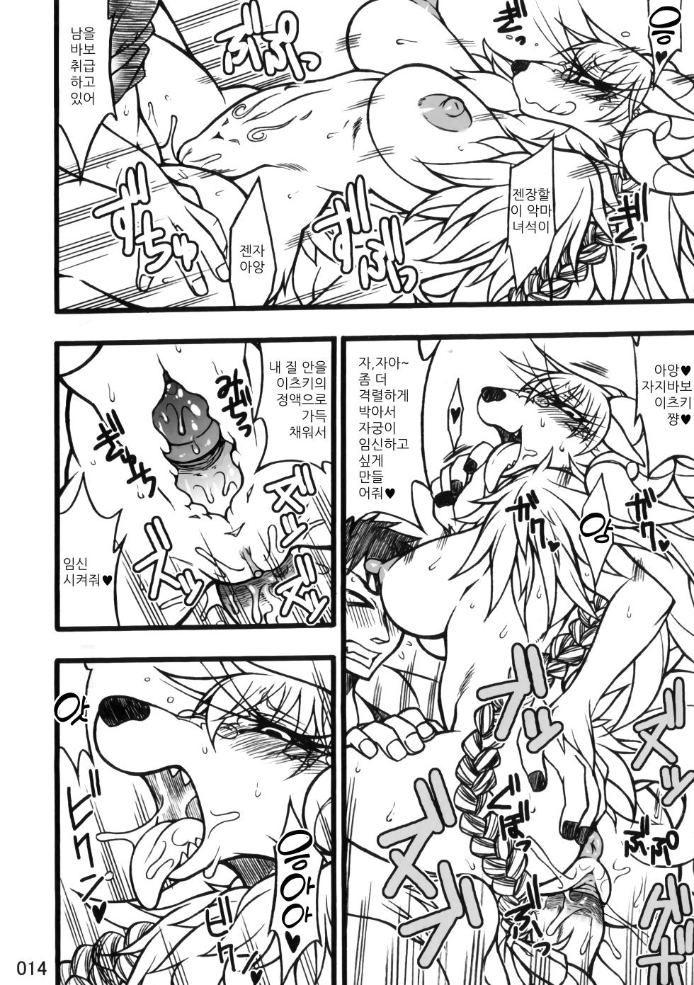 (C83) [Mayoineko (Nakagami Takashi)] 동거♥악마 (Kemokko Lovers 3) [Korean] - Page 10